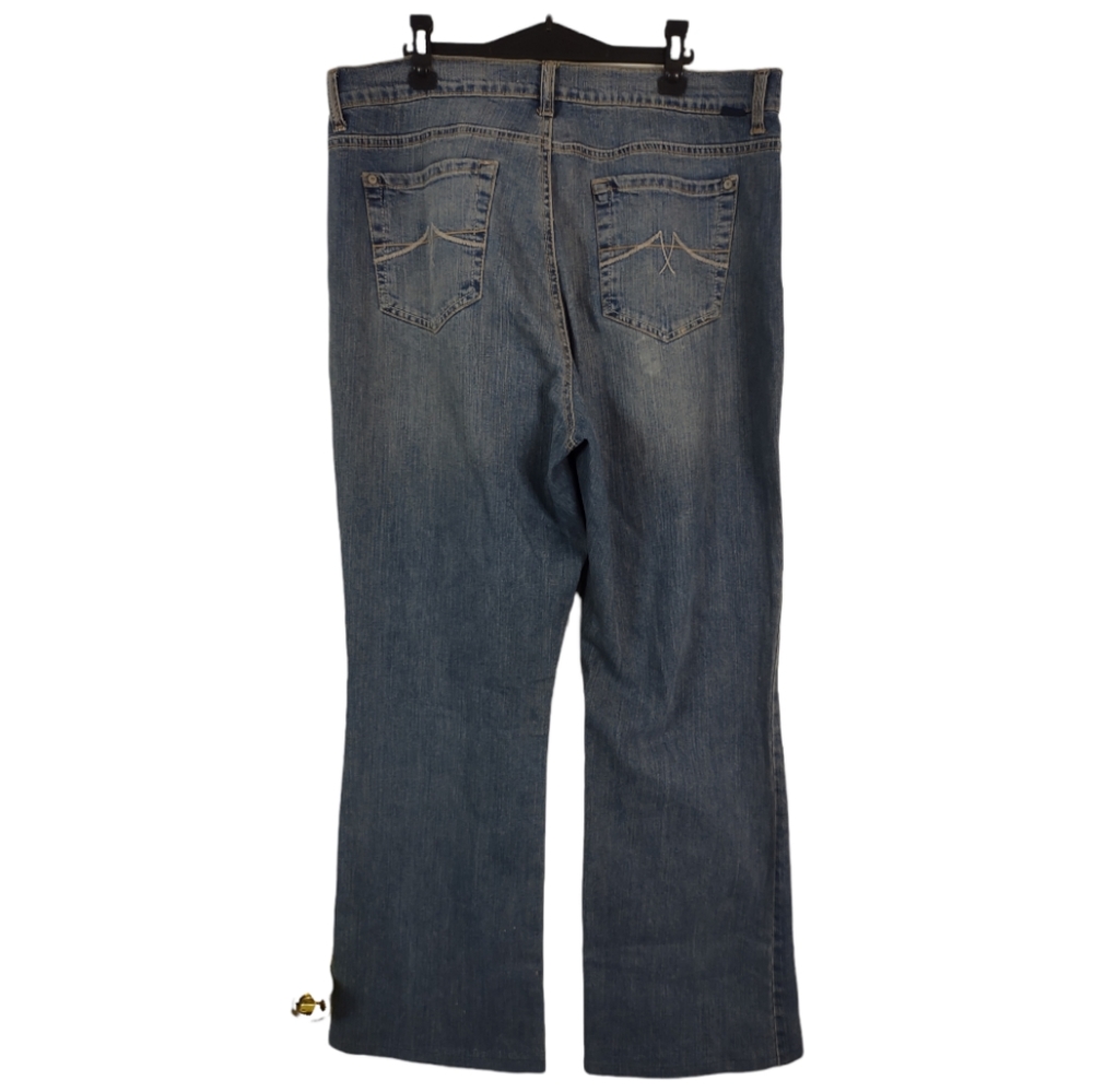 Jeanstar Elle Jeans Size 14 Short Bootcut Mid Rise Stretch Classic Fit 5 Pocket